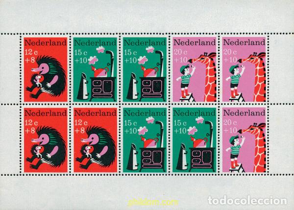 Selos: 100940 MNH HOLANDA 1967 PRO INFANCIA