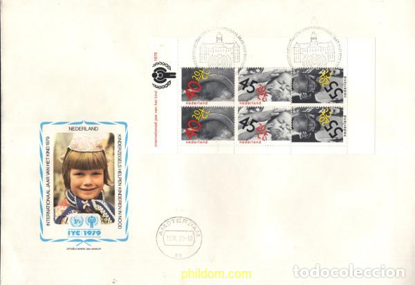 Sellos: 112325 MNH HOLANDA 1979 PRO INFANCIA. A&Ntilde;O INTERNACIONAL DEL NI&Ntilde;O