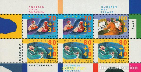 Sellos: 100963 MNH HOLANDA 1996 PRO OBRAS SOCIALES. LA TERCERA EDAD