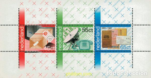 Sellos: 112546 MNH HOLANDA 1981 CENTENARIO DEL SERVICIO DE CORREOS