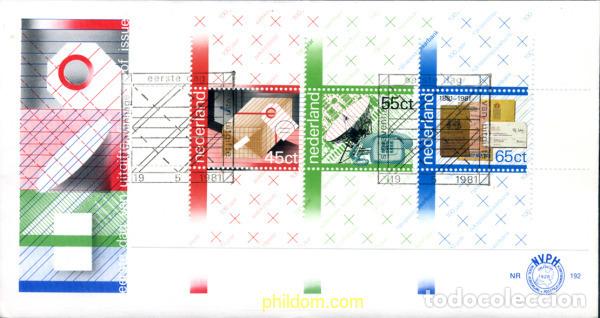 Sellos: 244516 MNH HOLANDA 1981 CENTENARIO DEL SERVICIO DE CORREOS
