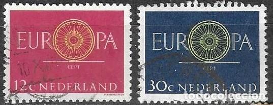 Sellos: SELLOS USADOS DE HOLANDA 1960, YT 726/ 27