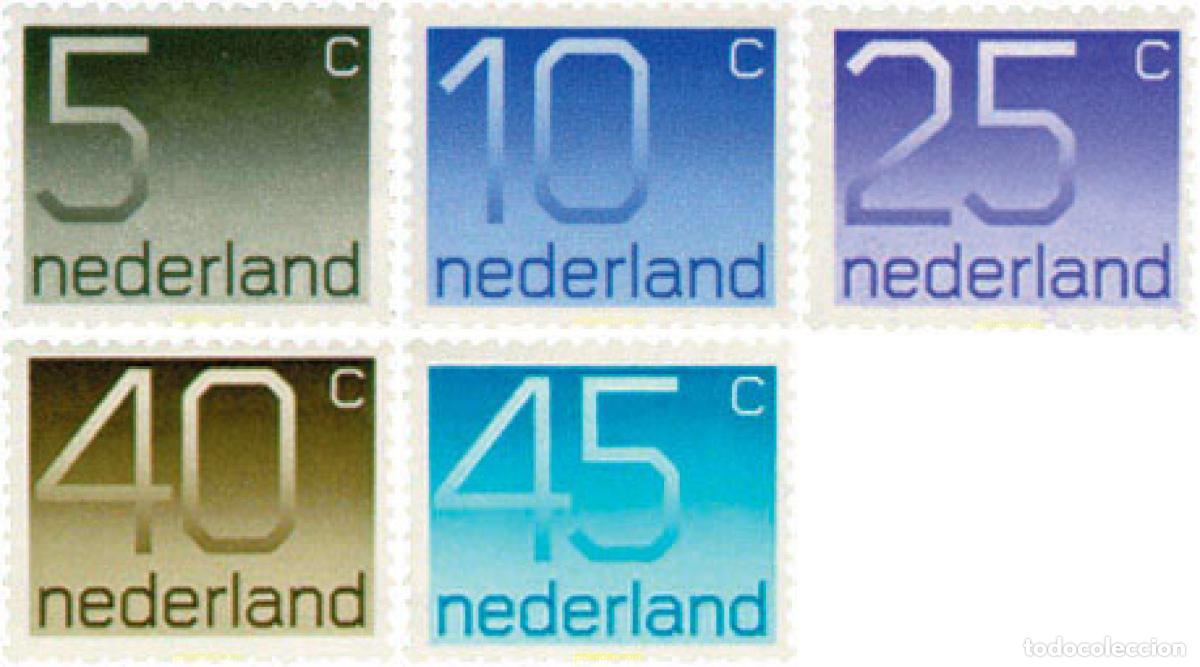 Sellos: 100845 MNH HOLANDA 1976 CIFRAS