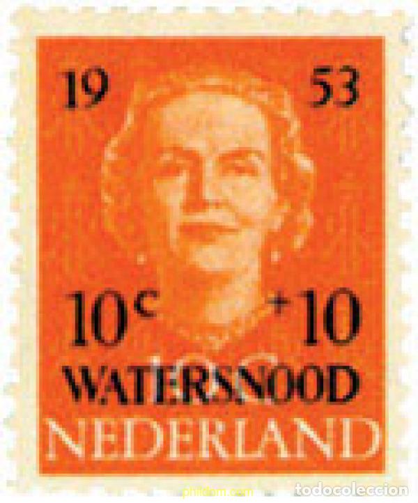 Sellos: 102700 MNH HOLANDA 1953 PRO VICTIMAS DE LAS INUNDACIONES