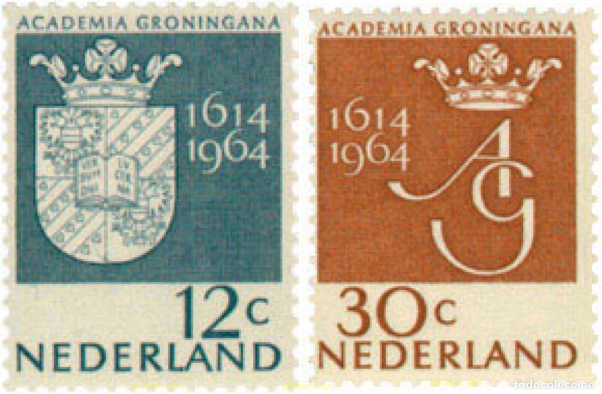 Briefmarken: 102786 MNH HOLANDA 1964 350 ANIVERSARIO DE LA UNIVERSIDAD DE GRONINGEN
