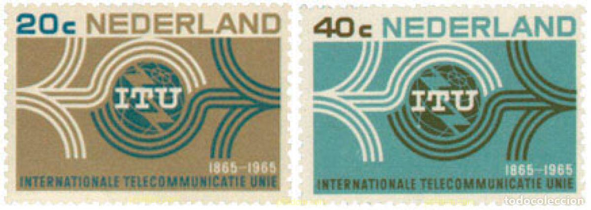 Briefmarken: 102804 MNH HOLANDA 1965 CENTENARIO DE LA UNION INTERNACIONAL DE TELECOMUNICACIONES