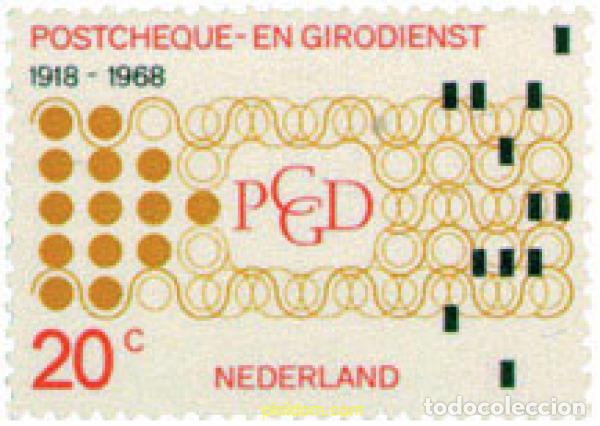 Briefmarken: 102826 MNH HOLANDA 1968 50 ANIVERSARIO DE LAS CUENTAS CORRIENTES POSTALES