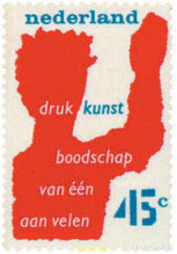 Sellos: 103007 MNH HOLANDA 1976 75 ANIVERSARIO DE LA CONFEDERACION HOLANDESA