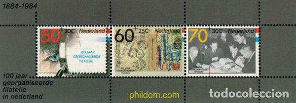 Sellos: 112595 MNH HOLANDA 1984 FILACENTO. EXPOSICION FILATELICA INTERNACIONAL