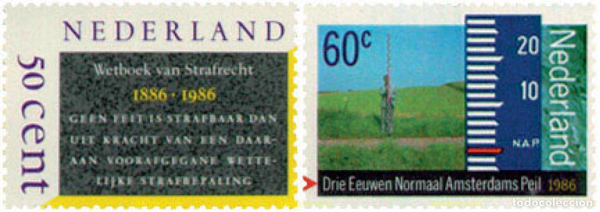 Timbres: 103271 MNH HOLANDA 1986 ANIVERSARIOS
