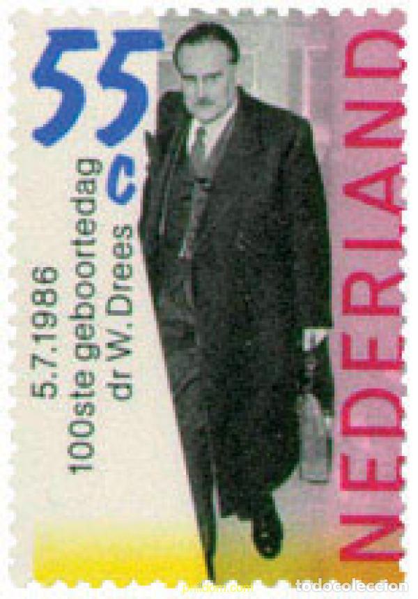Timbres: 103276 MNH HOLANDA 1986 CENTENARIO DEL NACIMIENTO DE WILLEM DREES