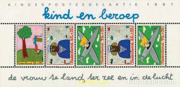 Sellos: 112799 MNH HOLANDA 1987 PRO INFANCIA