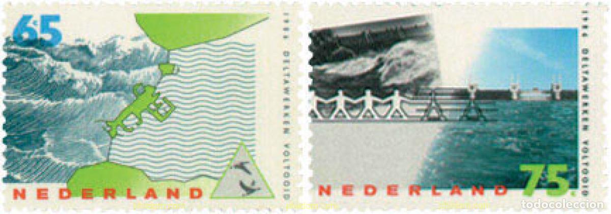 Sellos: 103277 MNH HOLANDA 1986 TRABAJOS EN EL DELTA