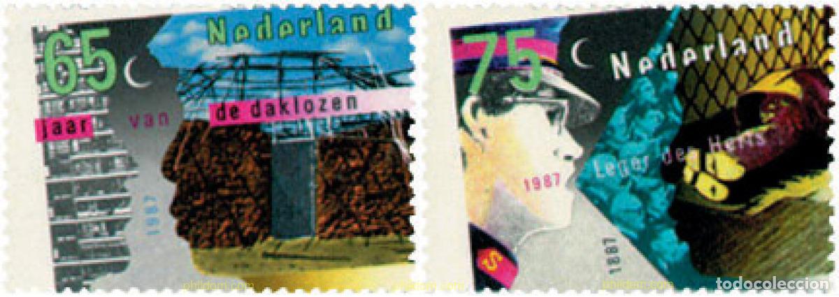 Sellos: 103280 MNH HOLANDA 1987 A&Ntilde;O INTERNACIONAL DEL ALOJAMIENTO DE LOS SIN TECHO