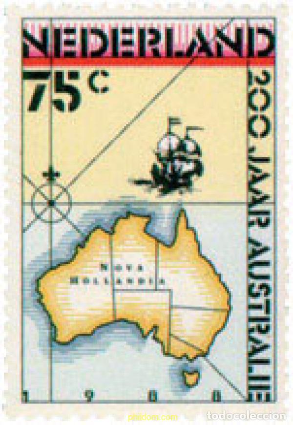 Sellos: 103296 MNH HOLANDA 1988 BICENTENARIO DE LA IMPLANTACION DE LOS PRIMEROS COLONOS EN AUSTRALIA