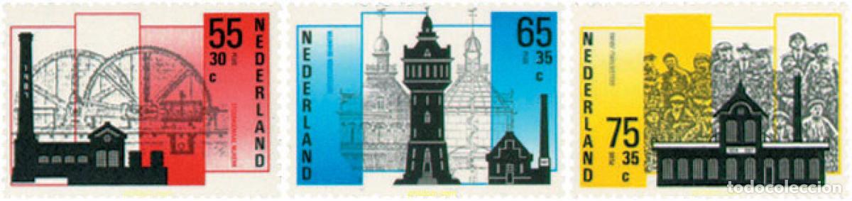 Timbres: 103283 MNH HOLANDA 1987 ARQUITECTURA INDUSTRIAL