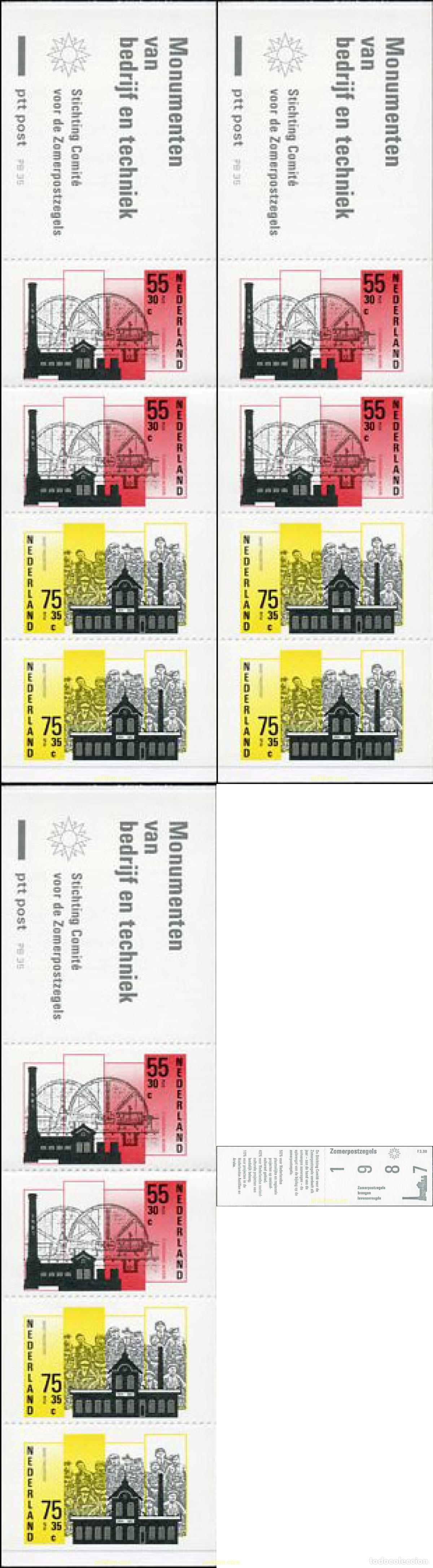 Briefmarken: 113362 MNH HOLANDA 1987 ARQUITECTURA INDUSTRIAL