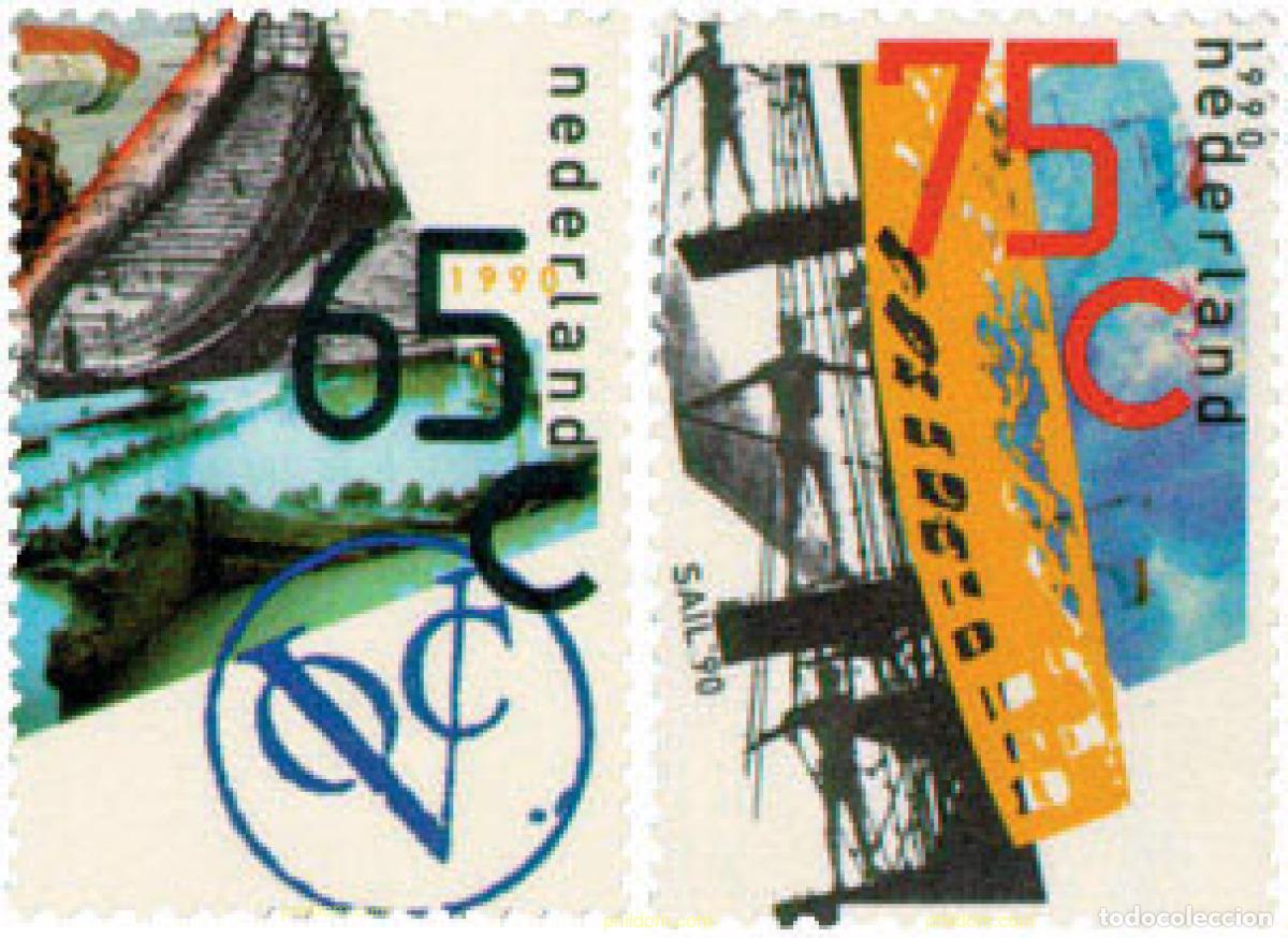 Sellos: 103356 MNH HOLANDA 1990 BARCOS DE LA V.O.C