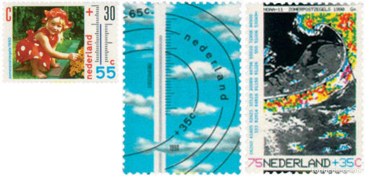 Sellos: 103349 MNH HOLANDA 1990 SELLOS DE VERANO