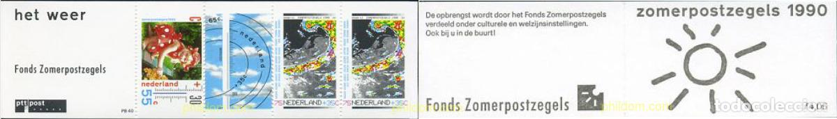 Sellos: 113366 MNH HOLANDA 1990 SELLOS DE VERANO