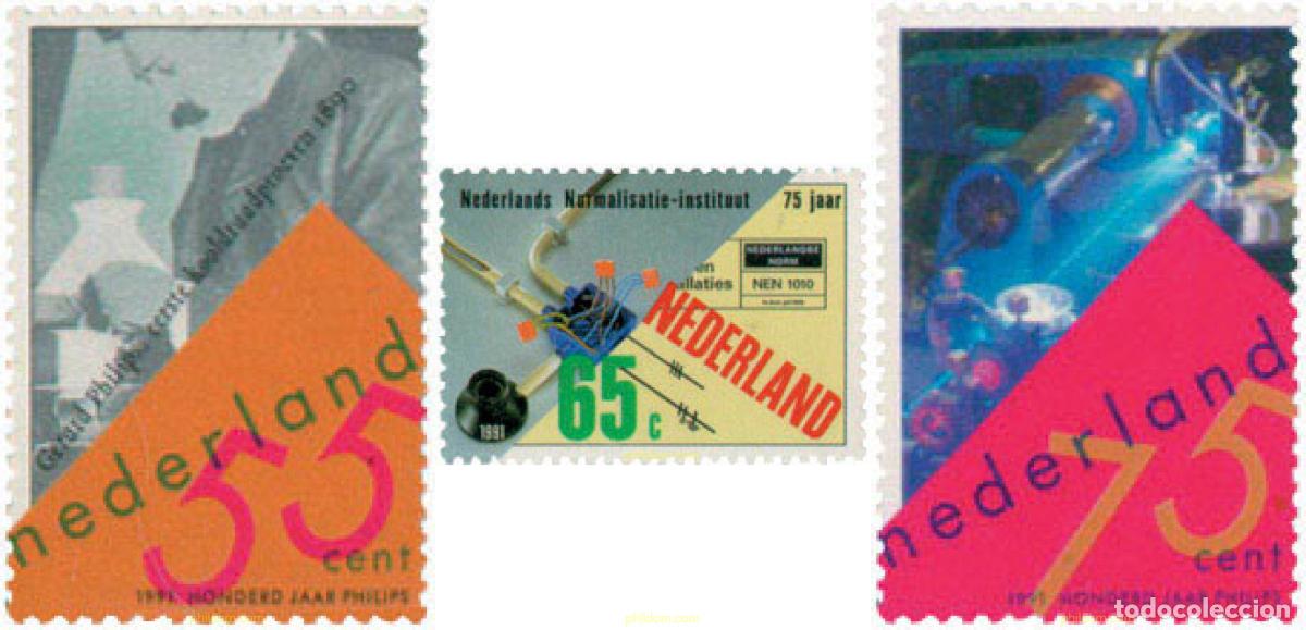 Sellos: 103385 MNH HOLANDA 1991 ANIVERSARIOS