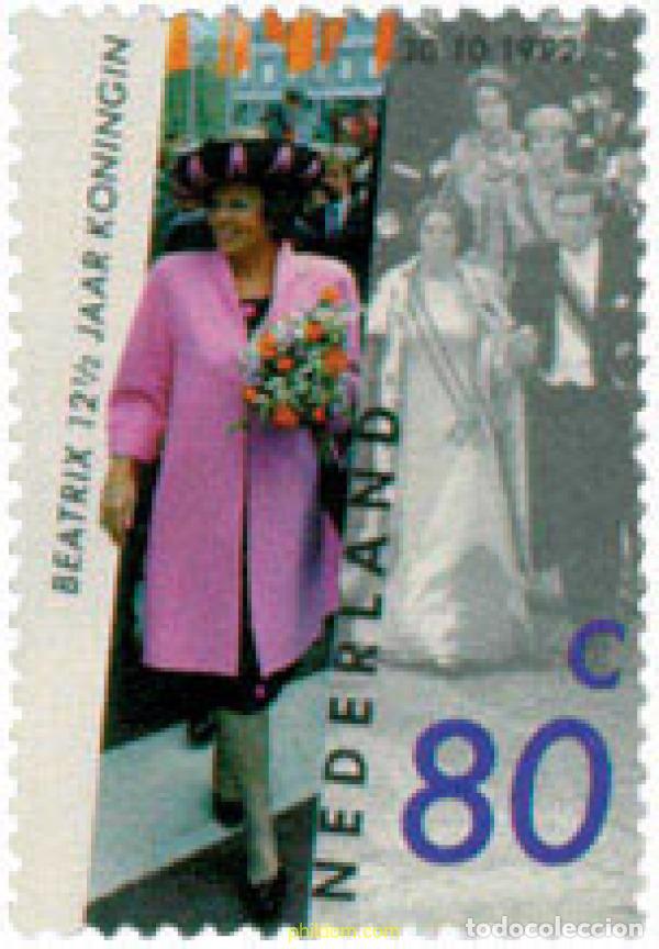 Sellos: 103403 MNH HOLANDA 1992 12 A&Ntilde;OS Y MEDIO DEL REINADO DE BEATRIZ