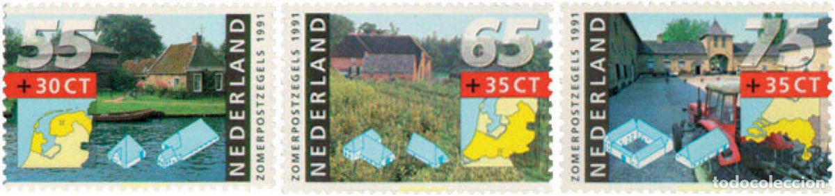 Sellos: 103376 MNH HOLANDA 1991 GRANJAS DE HOLANDA