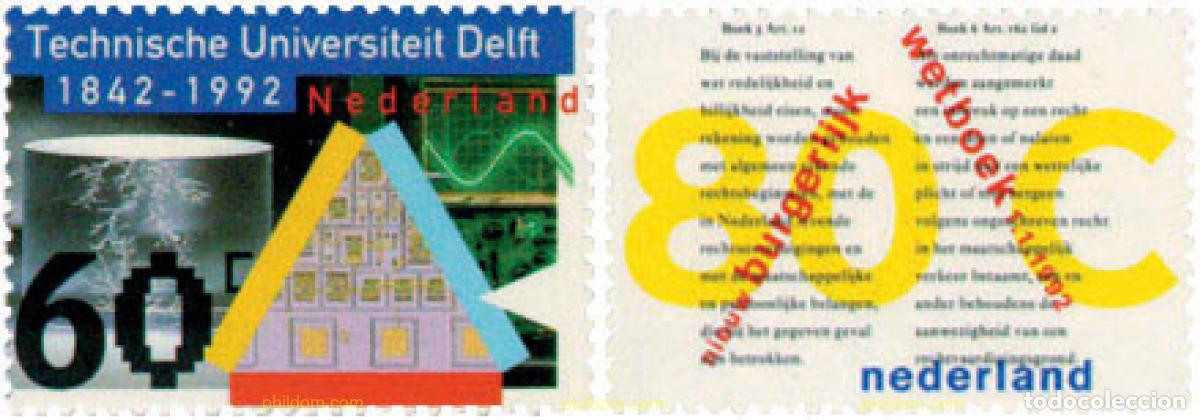 Sellos: 103395 MNH HOLANDA 1992 ANIVERSARIOS