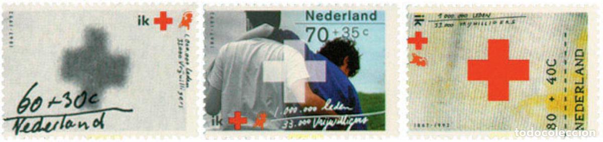 Sellos: 103401 MNH HOLANDA 1992 CRUZ ROJA