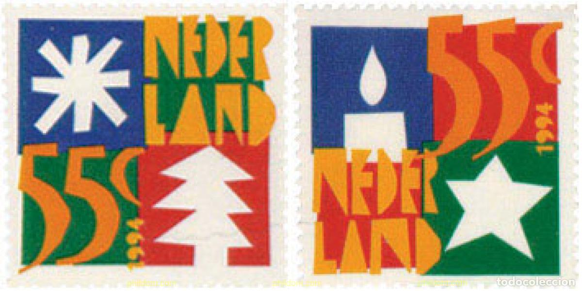 Sellos: 103445 MNH HOLANDA 1994 SELLOS PARA EL CORREO DE NAVIDAD