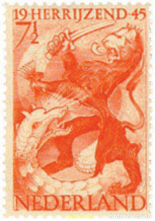 Sellos: 104011 MNH HOLANDA 1945 SELLOS DE LIBERACION