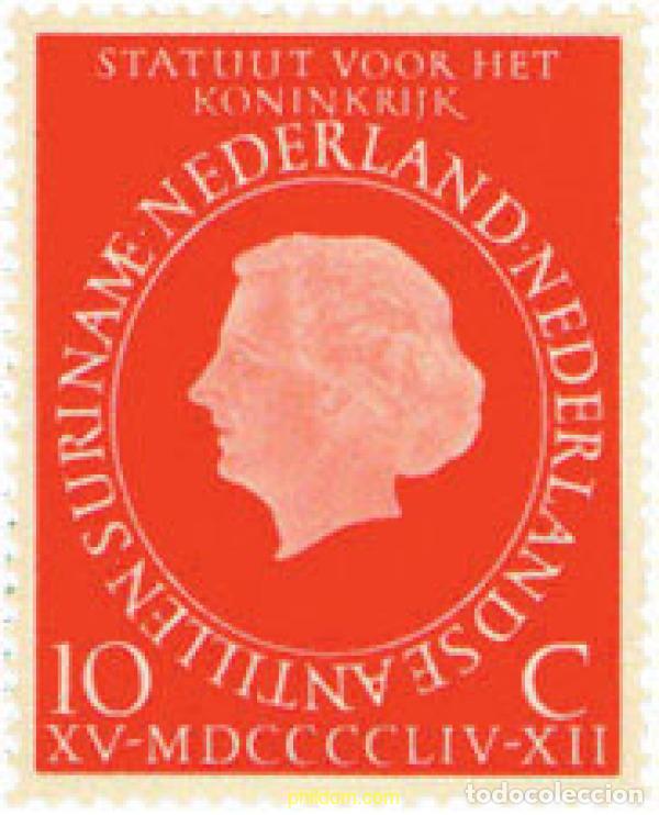 Sellos: 104064 MNH HOLANDA 1954 REINA JULIANA