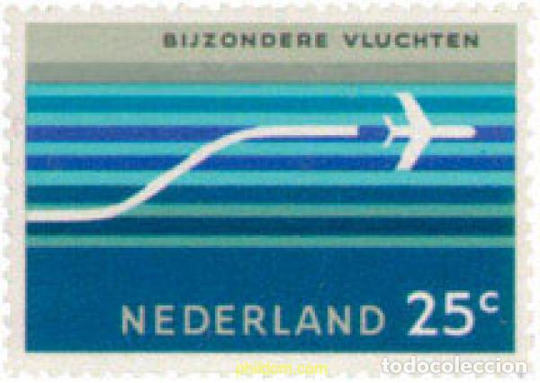 Sellos: 104195 MNH HOLANDA 1966 VUELOS ESPECIALES