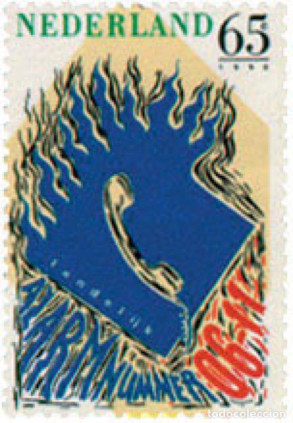 Sellos: 104422 MNH HOLANDA 1990 TELEFONOS DE URGENCIAS