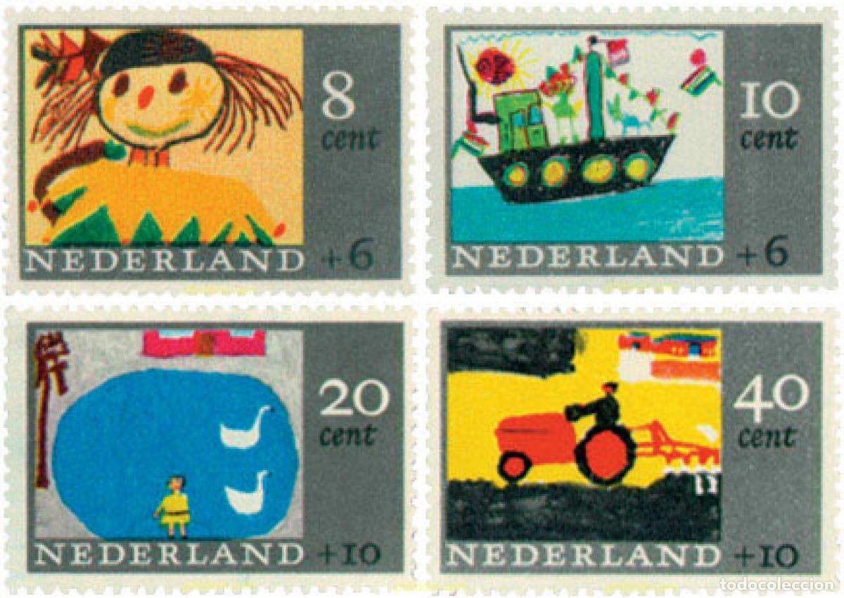 Sellos: 363065 HINGED HOLANDA 1965 PRO BENEFICENCIA