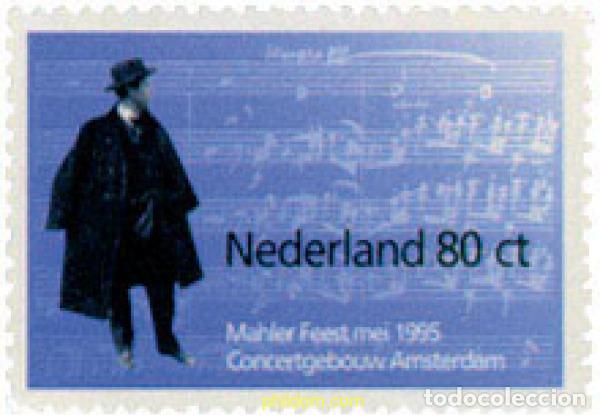 Sellos: 104677 MNH HOLANDA 1995 FESTIVAL MAHLER, EN CONCERTGEBOUW DE AMSTERDAM