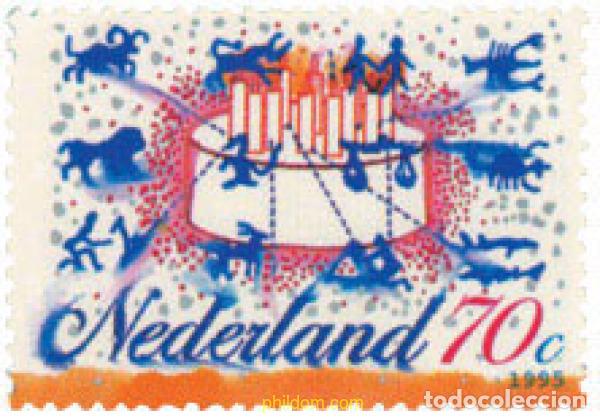 Sellos: 104718 MNH HOLANDA 1995 SELLOS DE BUENOS DESEOS