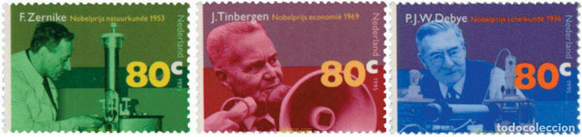 Sellos: 104769 MNH HOLANDA 1995 PREMIOS NOBEL