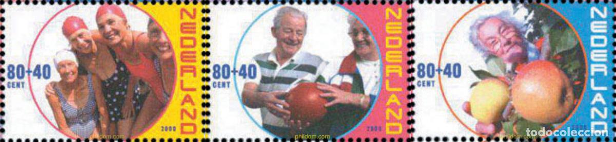 Sellos: 113210 MNH HOLANDA 2000 PRO OBRAS SOCIALES. LA TERCERA EDAD