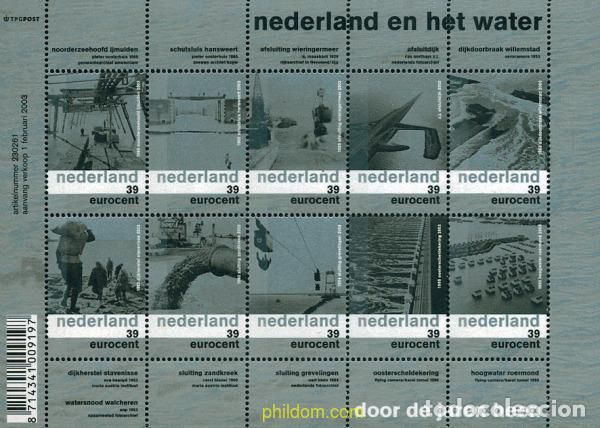 Sellos: 158608 MNH HOLANDA 2003 HOLANDA Y EL AGUA
