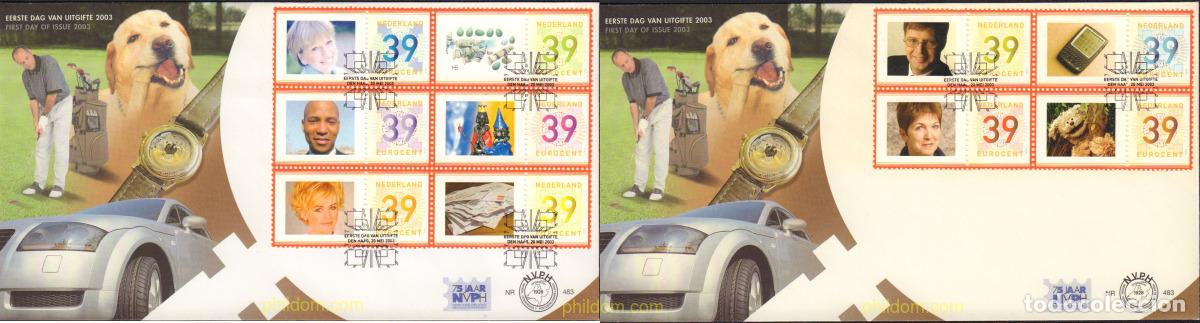 Sellos: 370096 MNH HOLANDA 2003 SELLOS CON MENSAJE