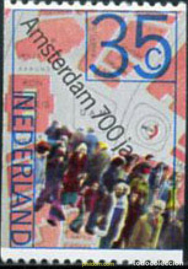 Sellos: 213869 MNH HOLANDA 1975 700 ANIVERSARIO DE LA CIUDAD DE AMSTERDAM