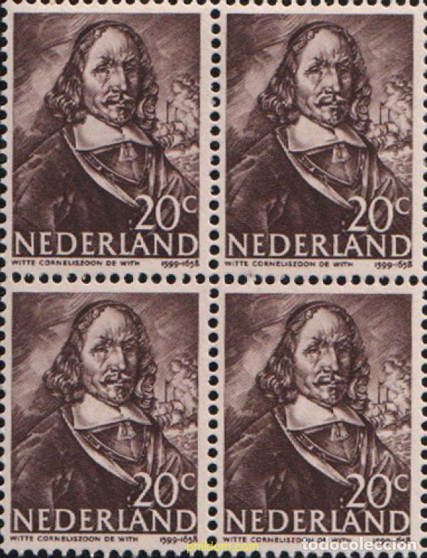 Sellos: 681646 MNH HOLANDA 1943 ALMIRANTES