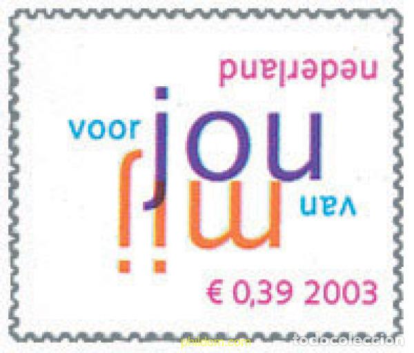 Sellos: 125542 MNH HOLANDA 2003 SELLOS CON MENSAJE