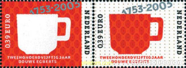 Sellos: 125528 MNH HOLANDA 2003 250 ANIVERSARIO DE DOUWE EGBERTS