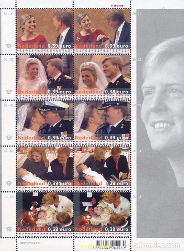 Sellos: 158619 MNH HOLANDA 2004 NACIMIENTO DEL PRINCIPE WILLEM-ALEXANDER