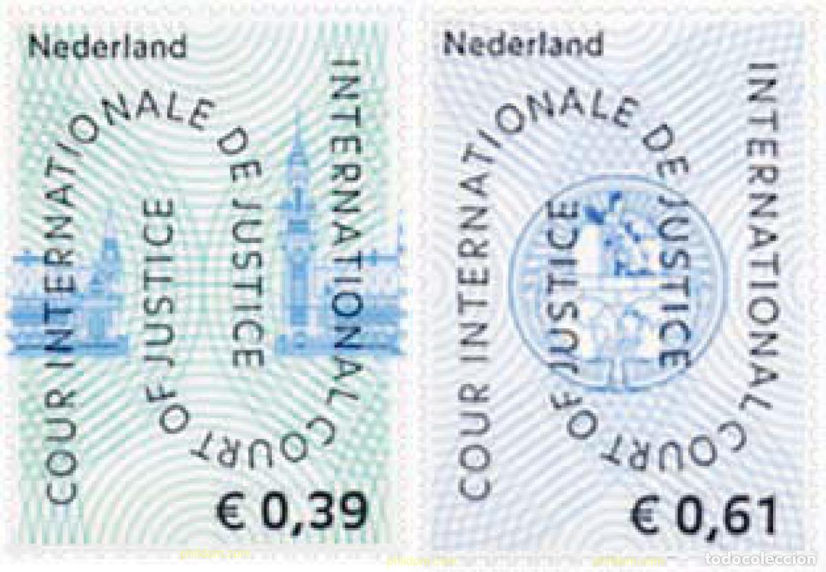 Sellos: 139605 MNH HOLANDA 2004 CORTE PERMANENTE DE JUSTICIA INTERNACIONAL
