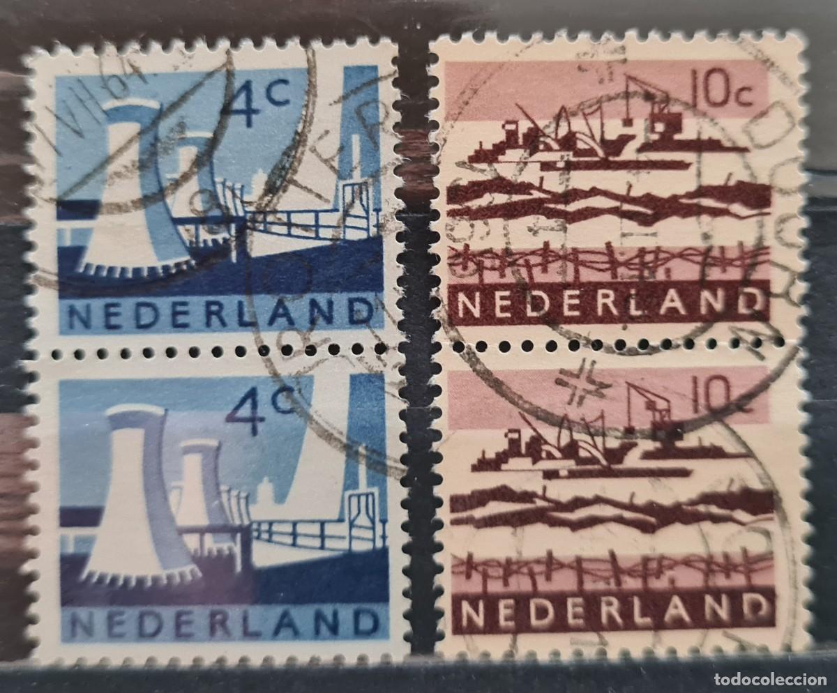 Briefmarken: Serie de sellos usados de Paises Bajos 1962-63