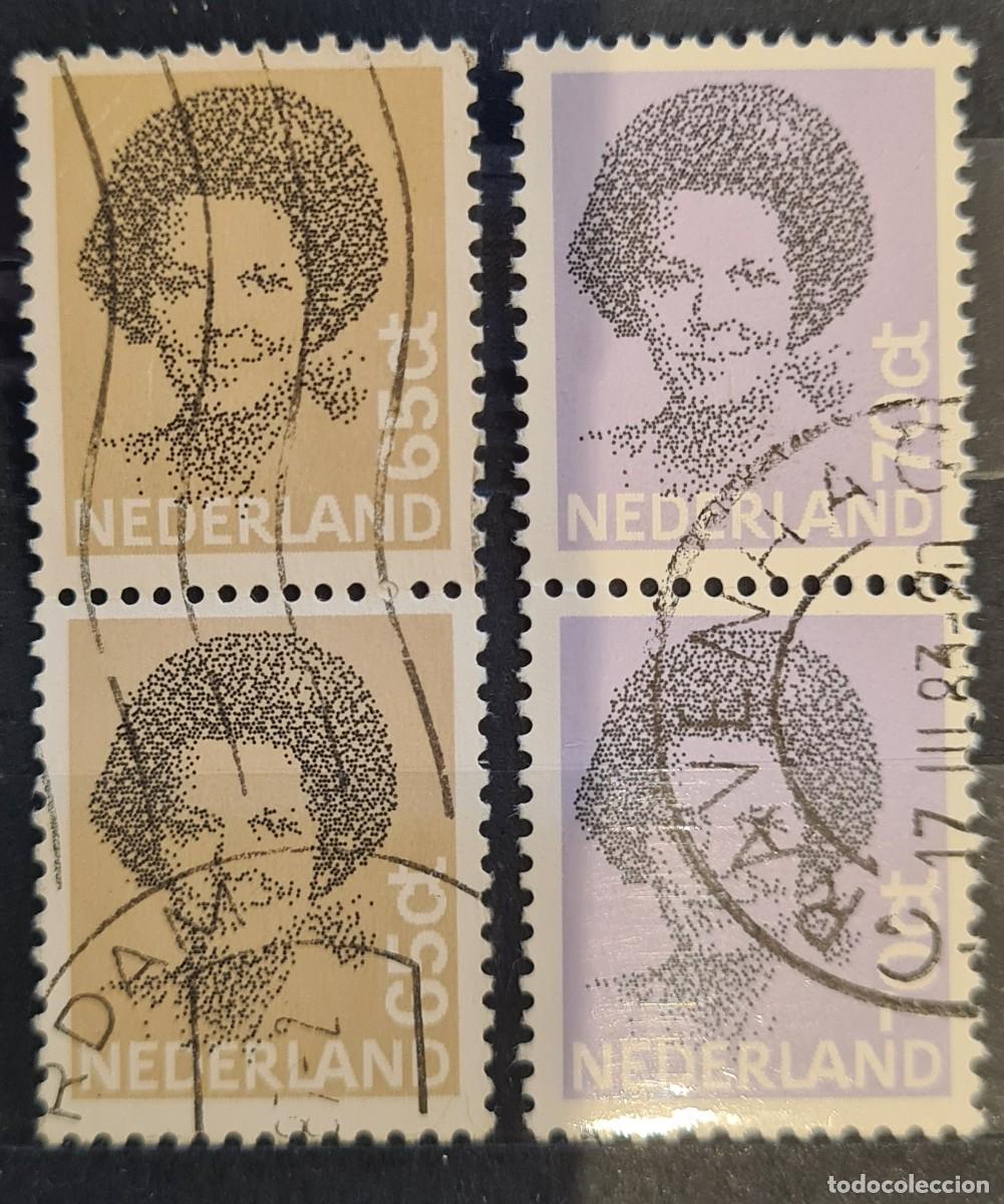 Briefmarken: Serie de sellos usados de Paises Bajos 1981-86: Reina Beatriz