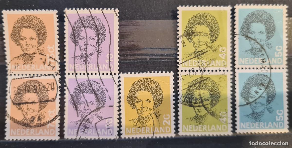 Briefmarken: Serie de sellos usados de Paises Bajos 1982: Reina Beatriz